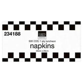 Chefs Essentials 1 Ply Luncheon 500 Napkins  Adomoo